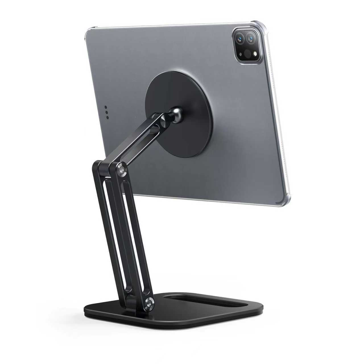Desk Setup Apple - Artpowers Metalowy magnetyczny uchwyt na tablet