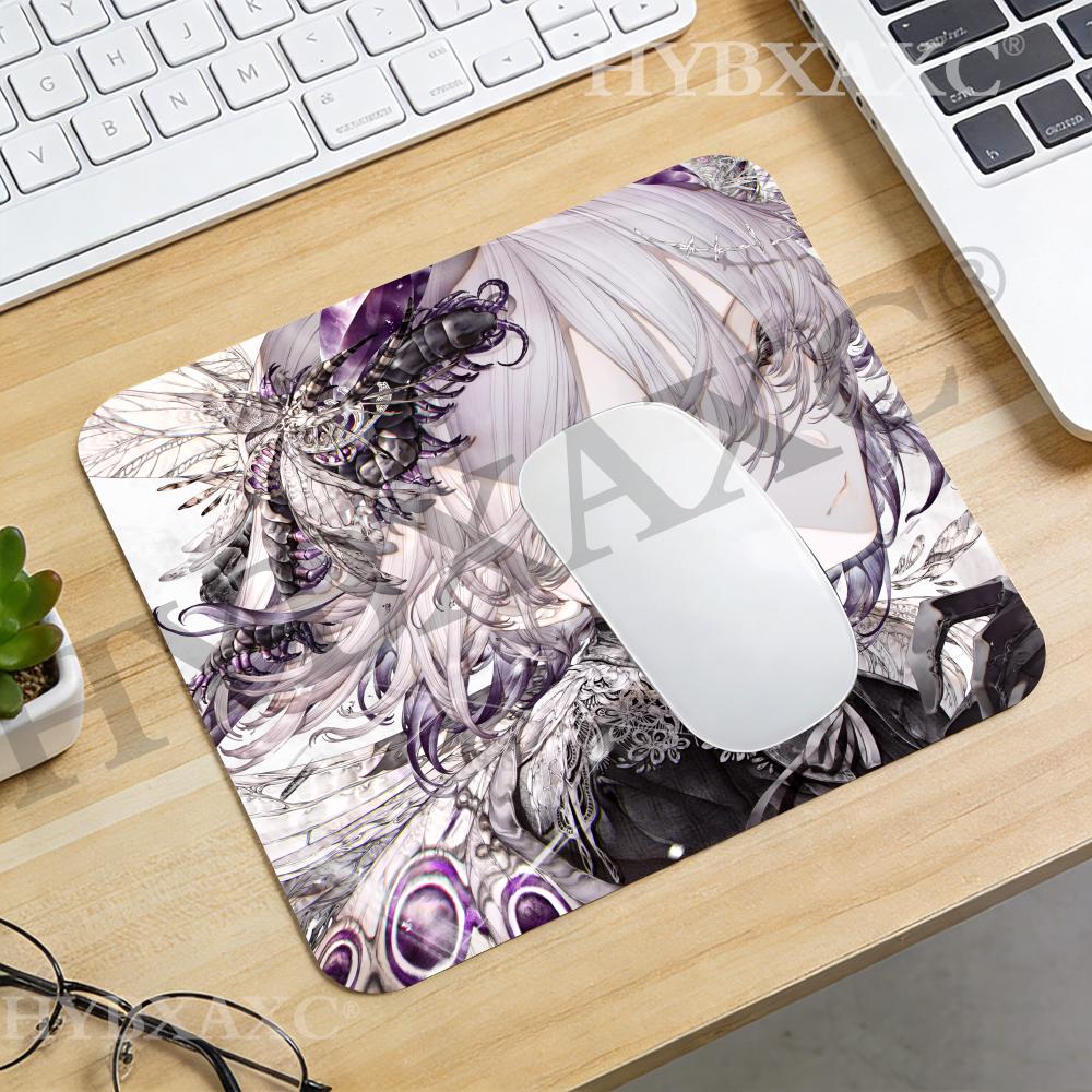 Desk Setup Or Set Up - HYBXAXC Srebrna Podkładka pod Mysz Elegancka