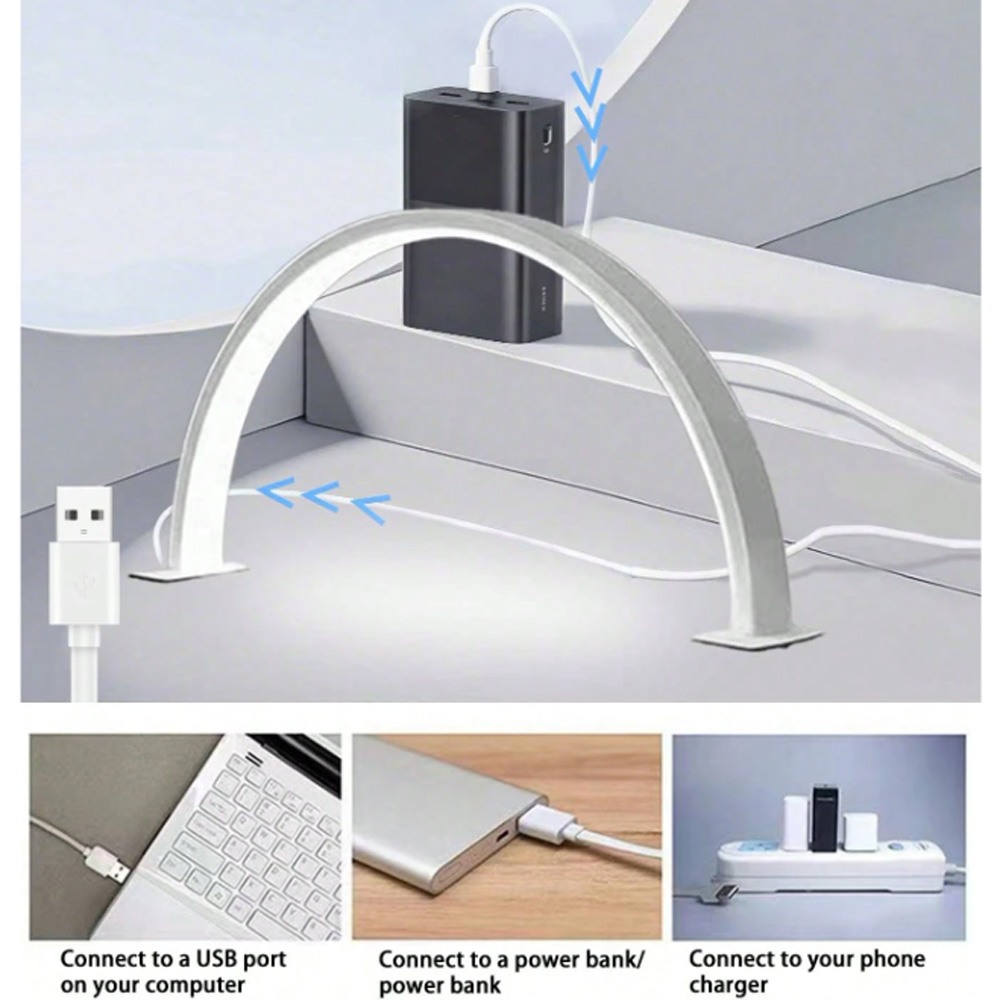 Desk Setup Equipment - Lampa do paznokci 40/66CM, lampa stołowa
