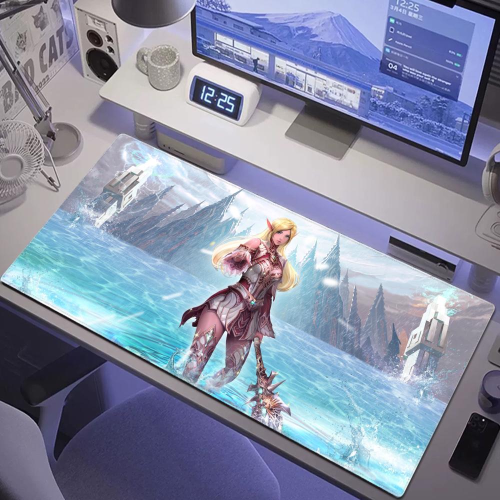 Desk Setup Anime - Duża podkładka na biurko Lineage 2