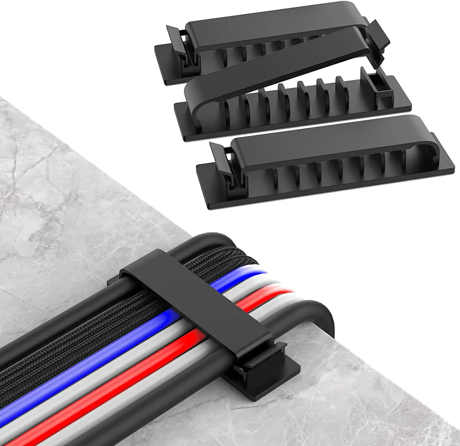 Cable Box Organizer - Organizer kabli, uchwyt na przewody, elastyczny