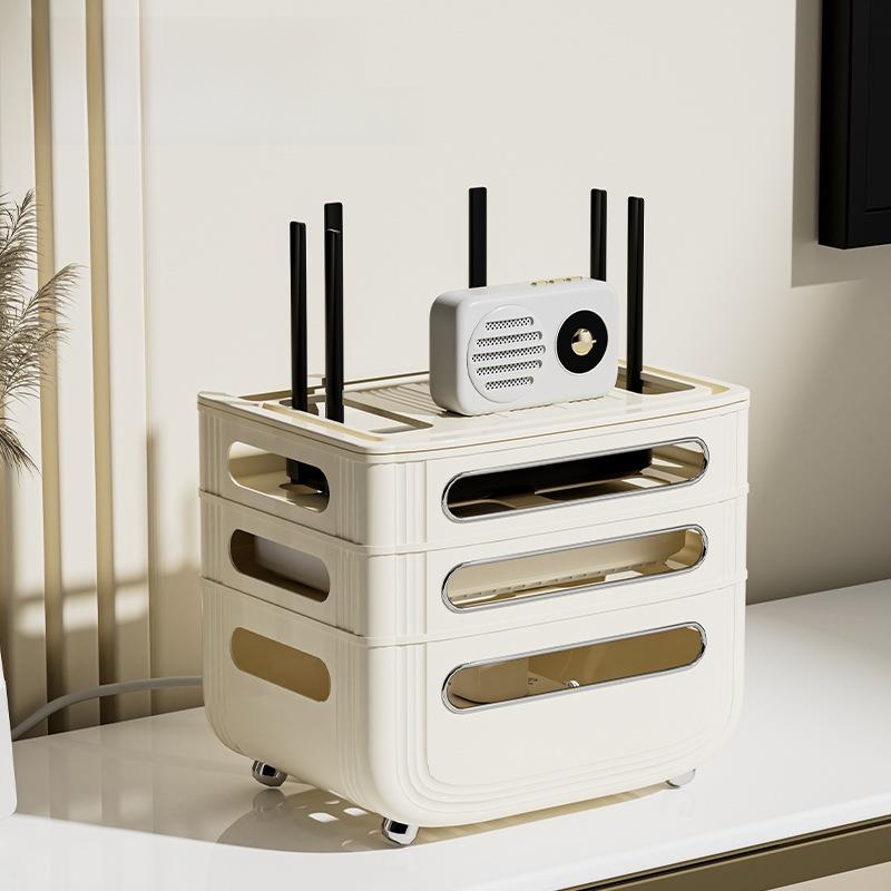 Cable Box Organizer - Pudełko do przechowywania routera bezprzewodowego, organizer