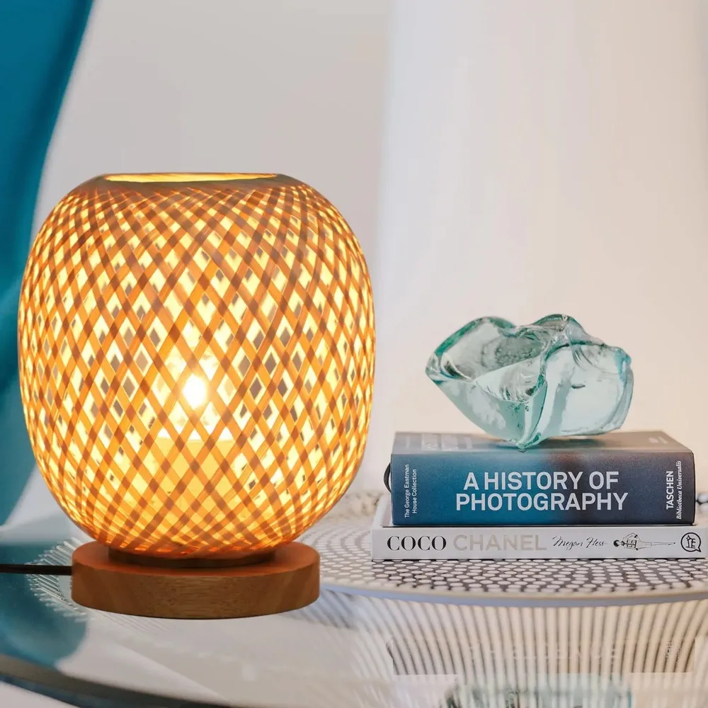 Bohemskie ręcznie tkane lampy  – Desk Setup Vintage recenzja i cena