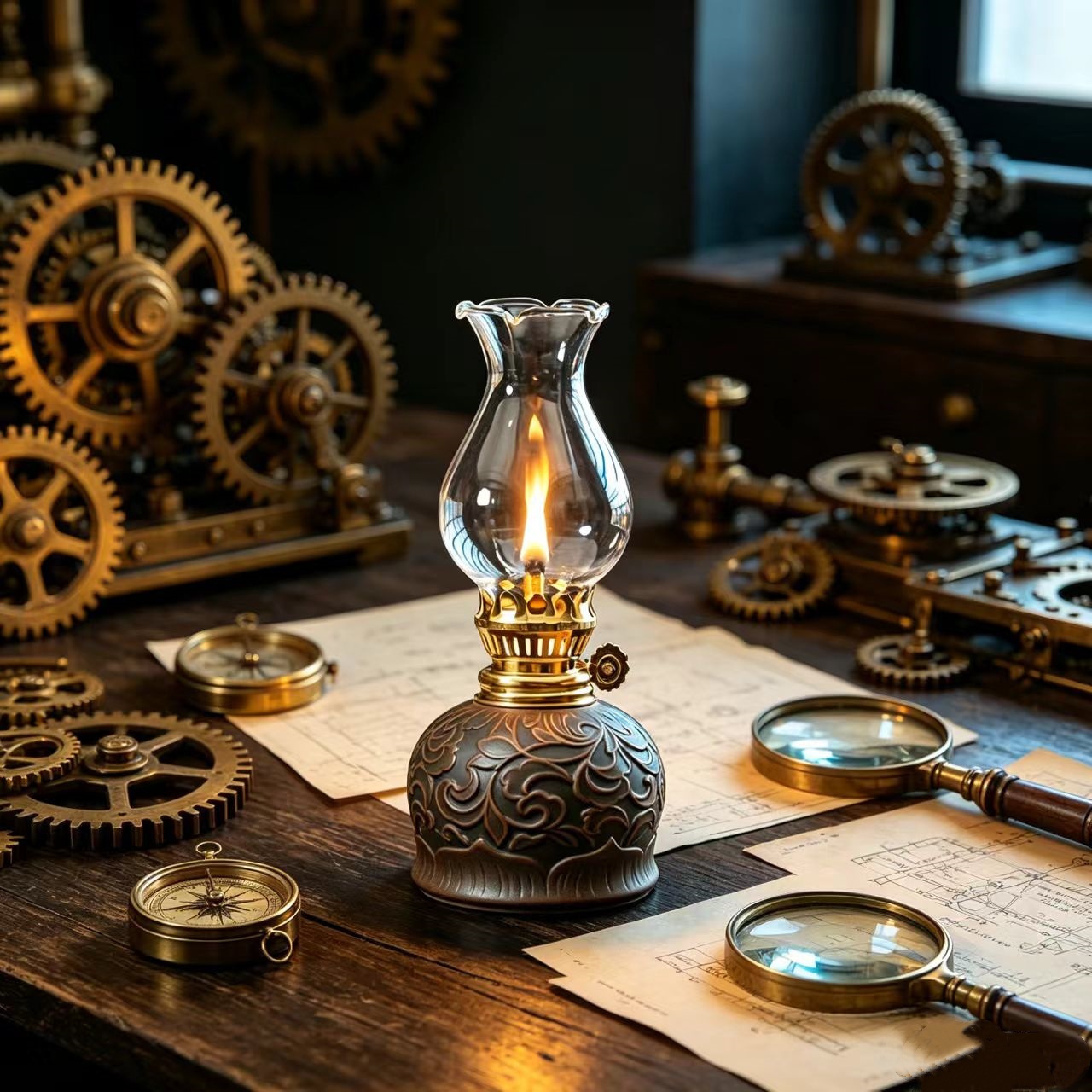 Lampa Vintage z Regulacją, Ręc – Desk Setup Vintage recenzja i cena