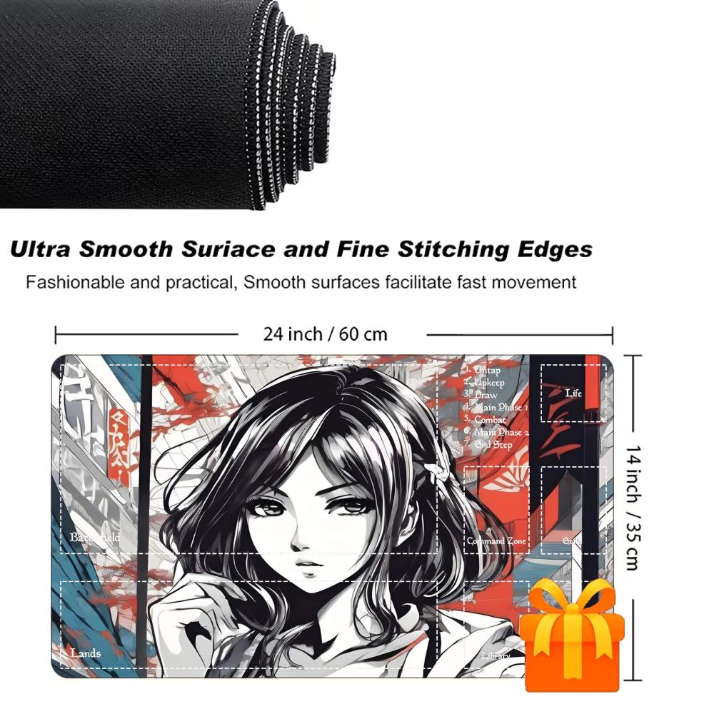 Blood Moon Samurai Anime Lady  – Desk Setup Anime recenzja i cena