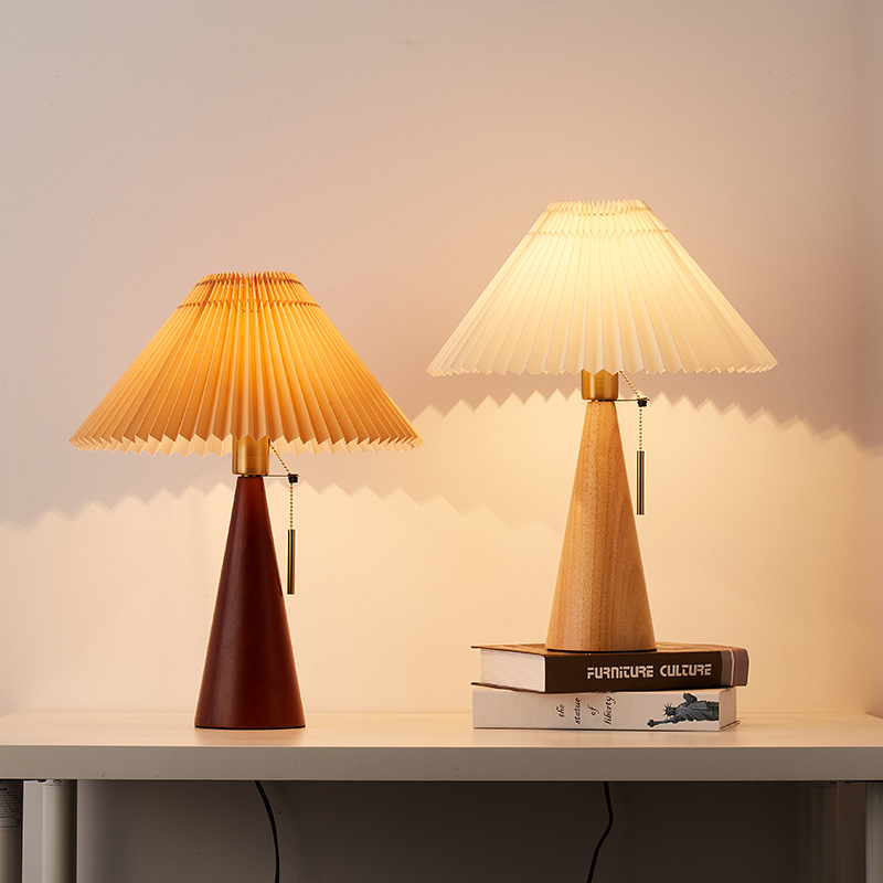 Retro lampa stołowa z litego d – Desk Setup Vintage recenzja i cena