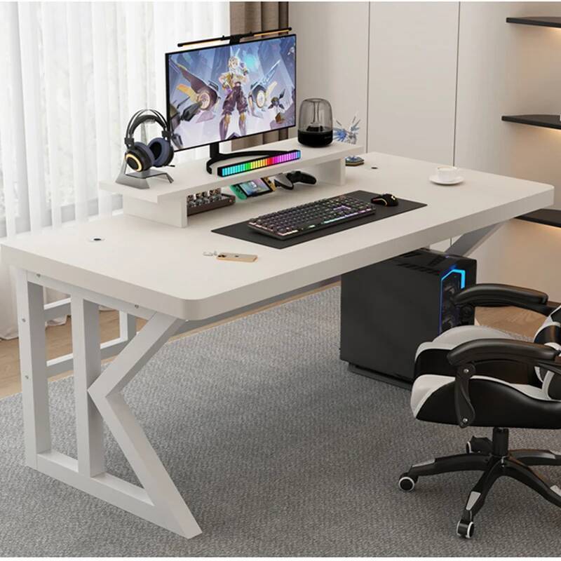 Biurko gamingowe w kształcie l – Desk Setup Monitor And Laptop recenzja i cena