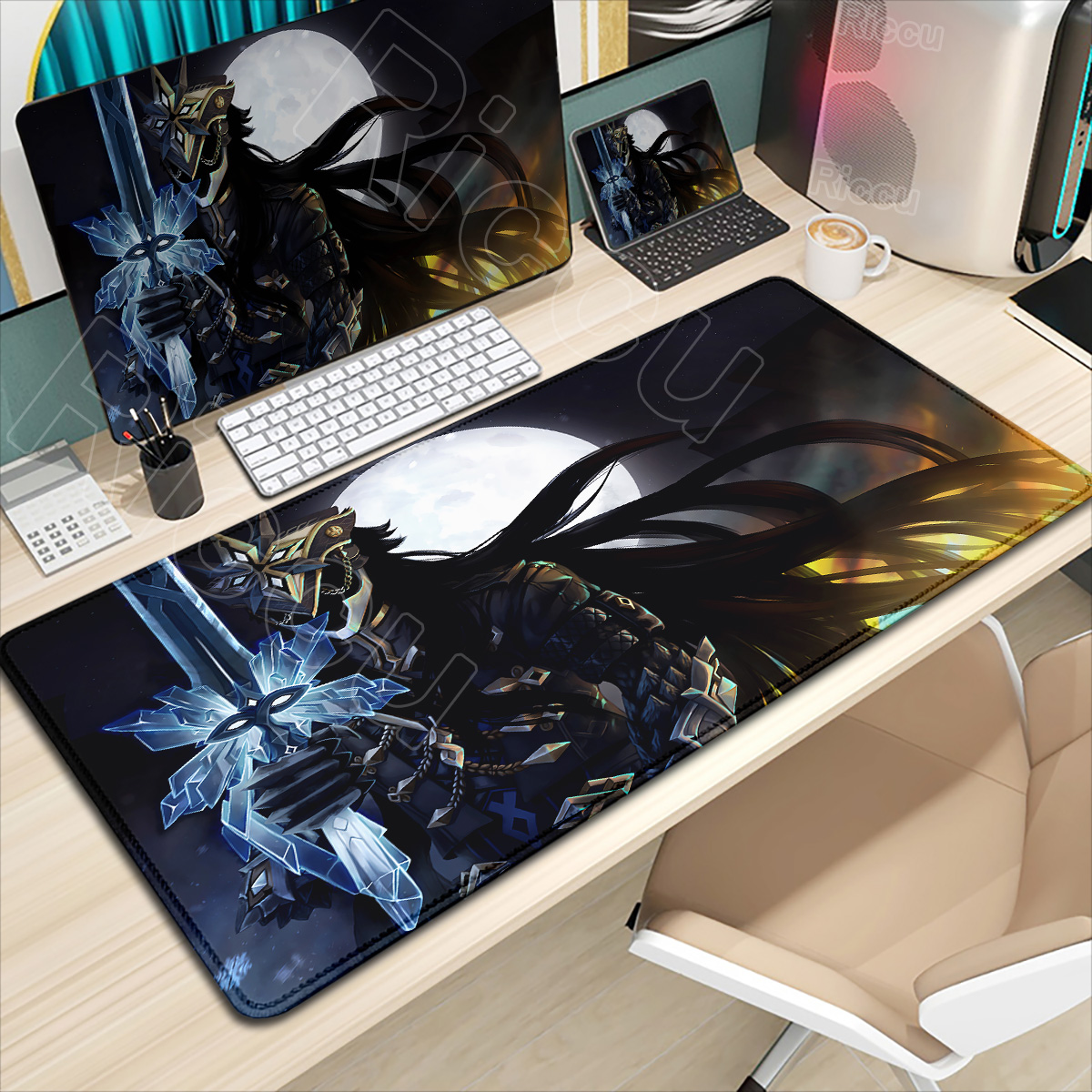 Podkładka pod mysz HD z nadruk – Desk Setup Anime recenzja i cena