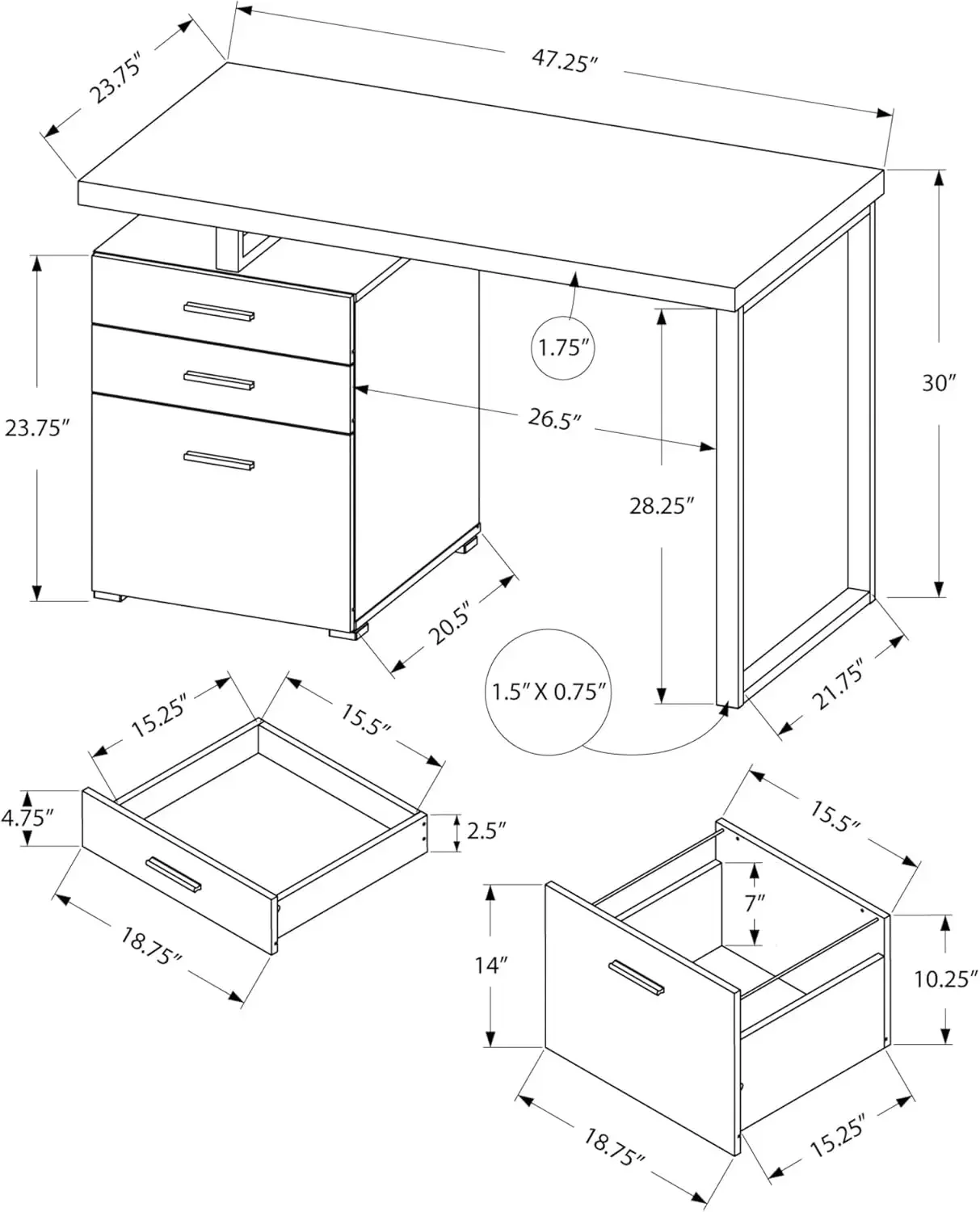 Biurko komputerowe z szafką na – Desk Setup Or Set Up recenzja i cena