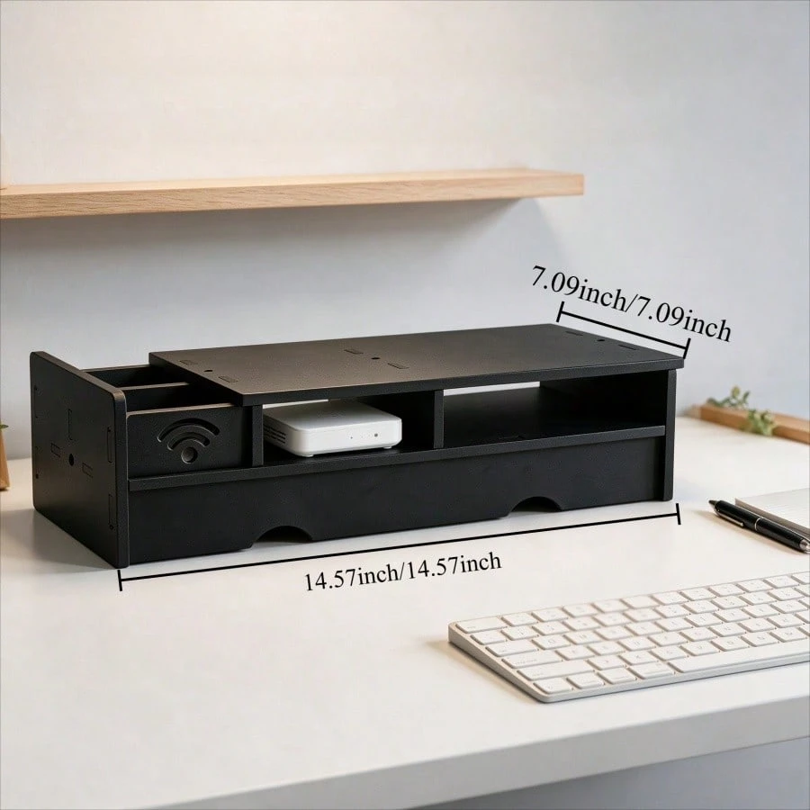 Czarna matowa skrzynka na rout – Desk Setup Tech recenzja i cena