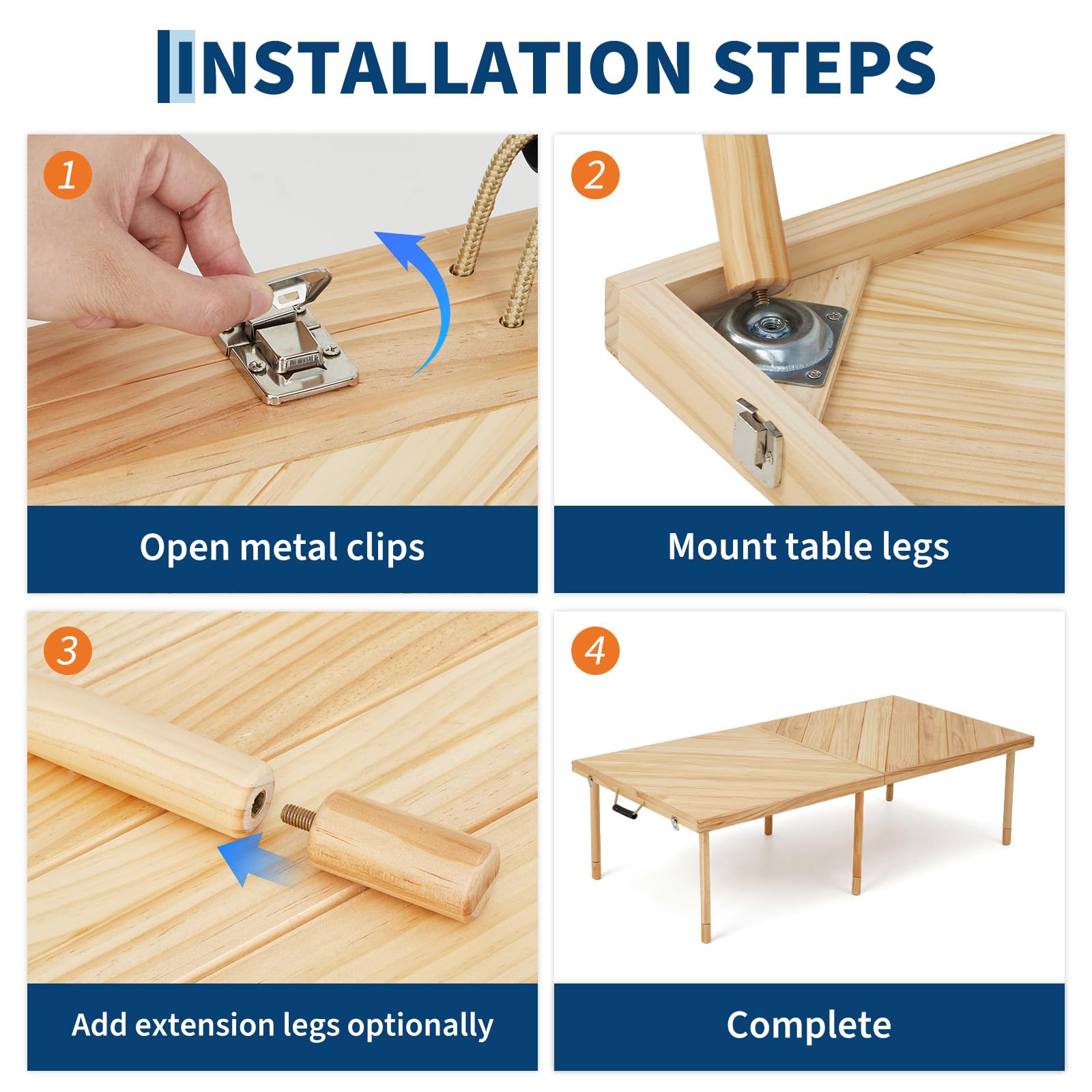 Składany stół piknikowy na zew – Desk Setup Design recenzja i cena