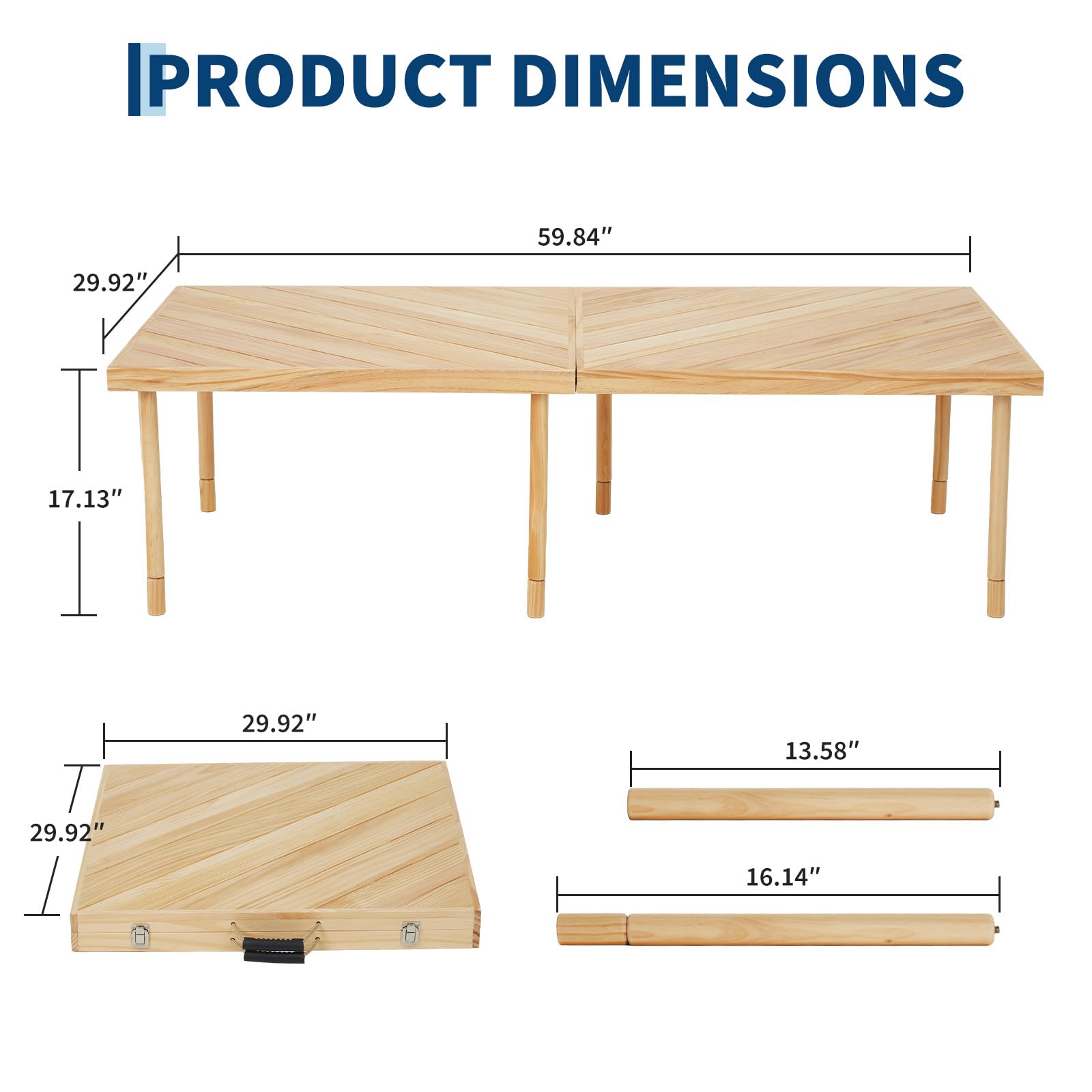 Składany stół piknikowy na zew – Desk Setup Design recenzja i cena