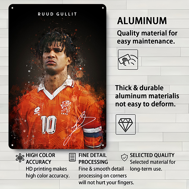 Ruud Gullit Piłkarz Plakaty Me – Desk Setup Vintage recenzja i cena
