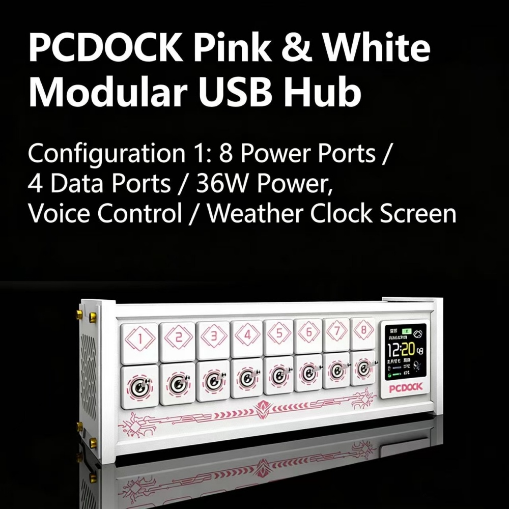 PCDOCK Blok USB z przełączniki – Desk Setup Tech recenzja i cena