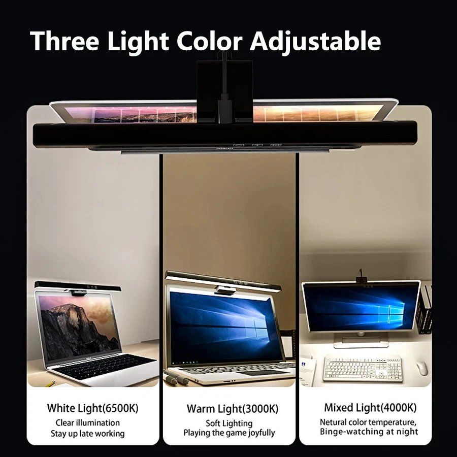 Lampa LED na monitor 33cm 50cm – Desk Setup Tech recenzja i cena