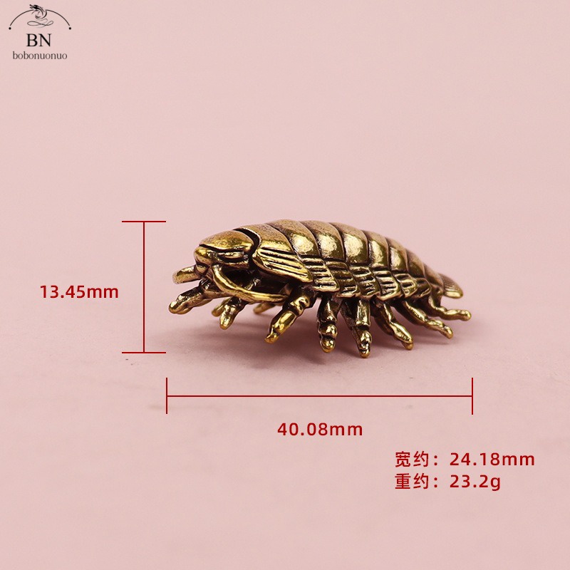 23,2g Ogromny Isopod Mosiężny  – Desk Setup Design recenzja i cena