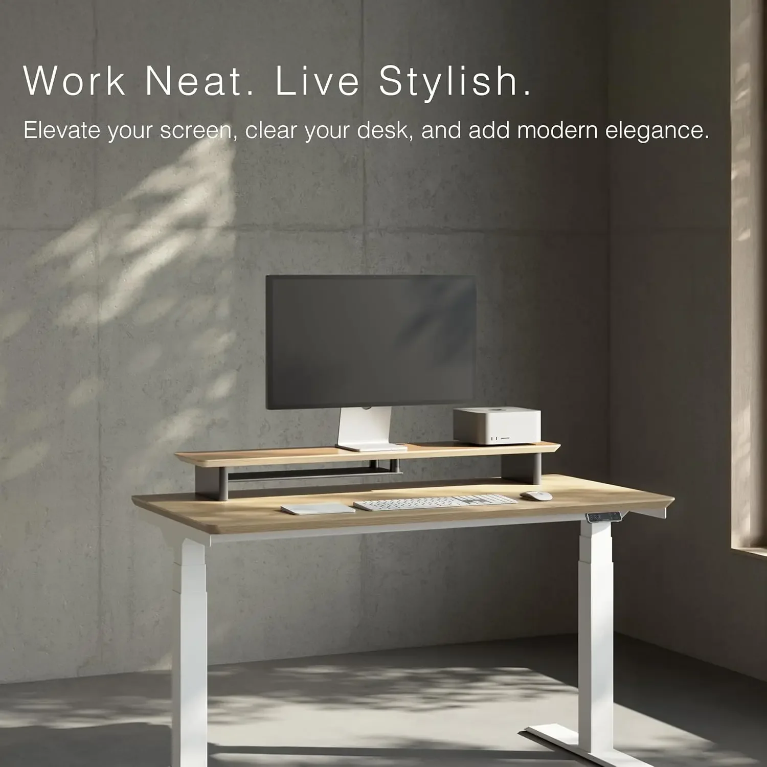 Dwupoziomowe ergonomiczne biur – Desk Setup Ergonomics recenzja i cena