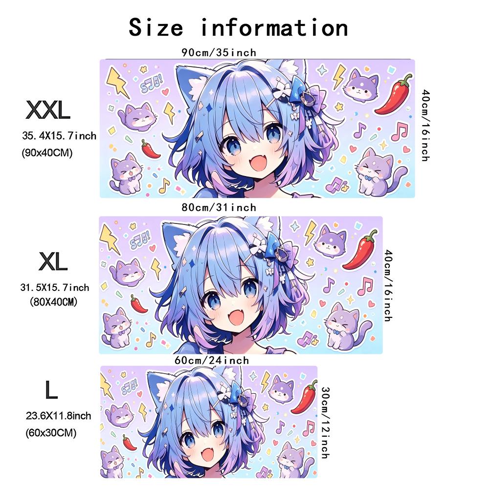 Duża, rozszerzona podkładka po – Desk Setup Anime recenzja i cena