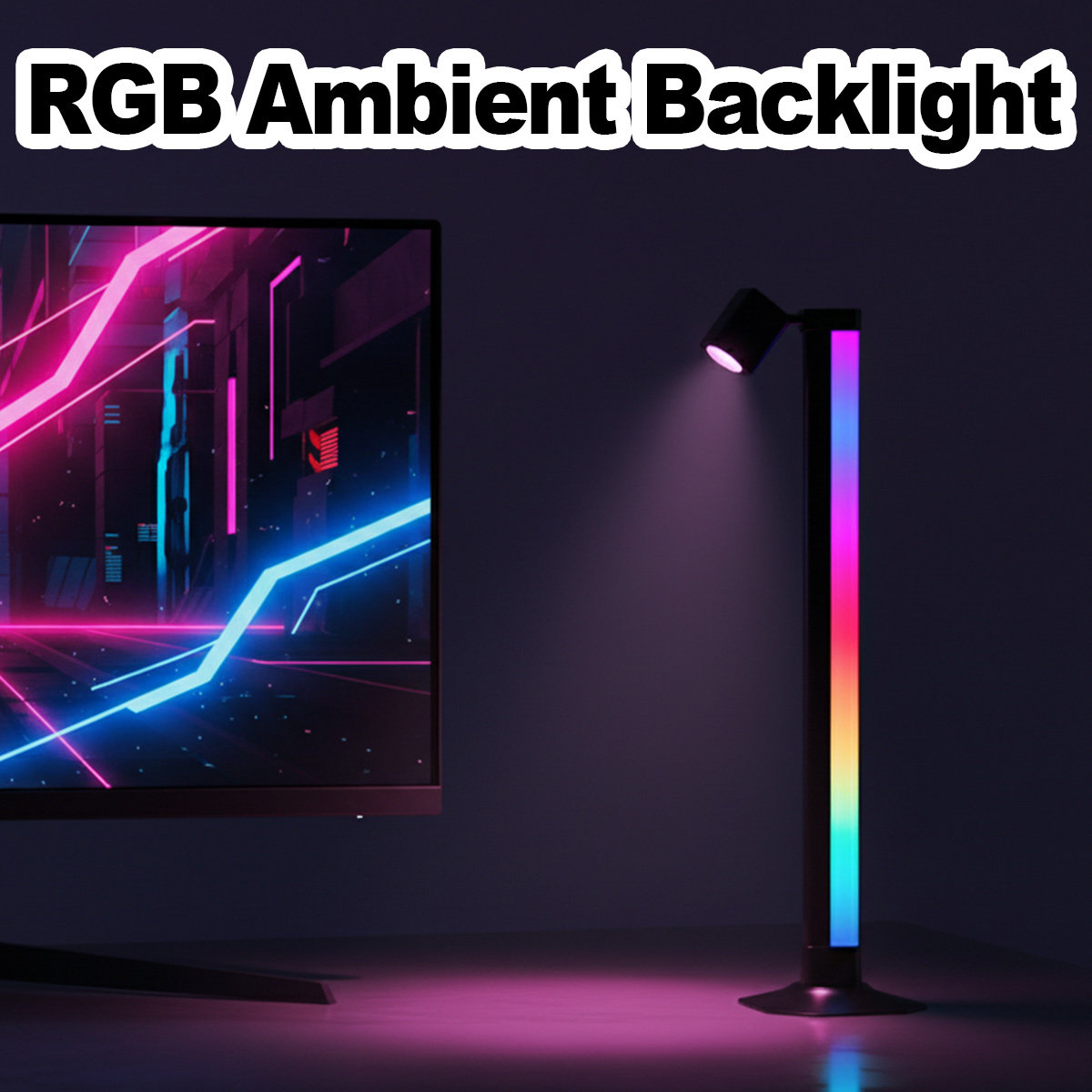 Inteligentna listwa świetlna L – Desk Setup With Tv recenzja i cena
